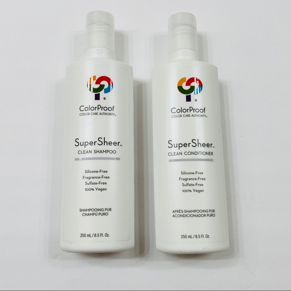 Colorproof Super Sheer Clean Shampoo & Conditioner